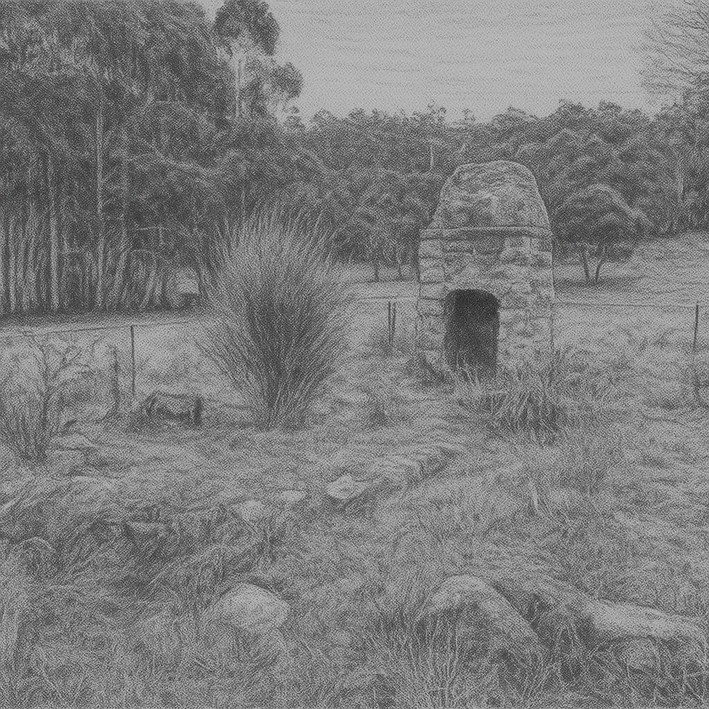 Drawing of Collins Cottage